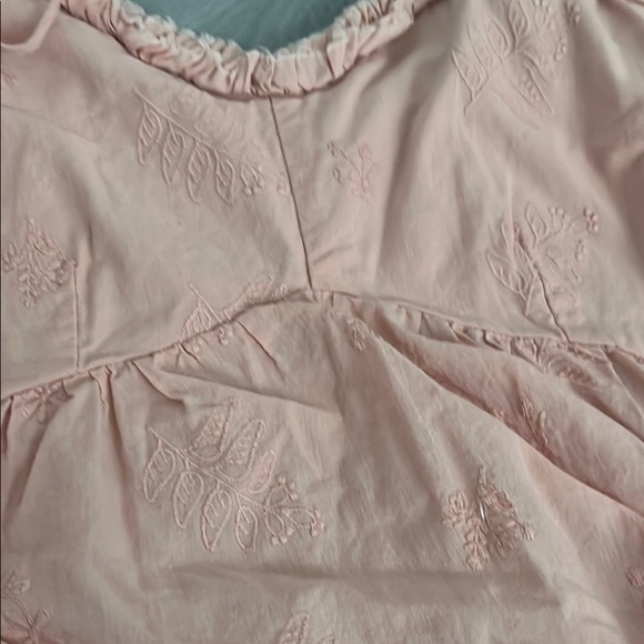 Women's Pink Ruffled Top - Picture 4 of 5
